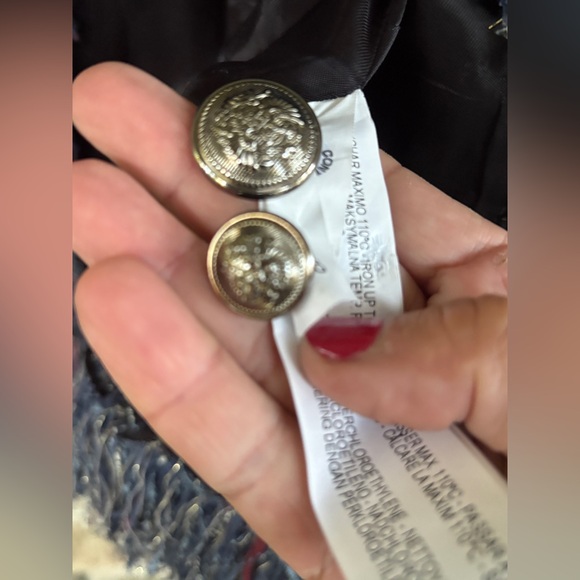 Zara Tweed Fringe Hem Blazer - Picture 10 of 17